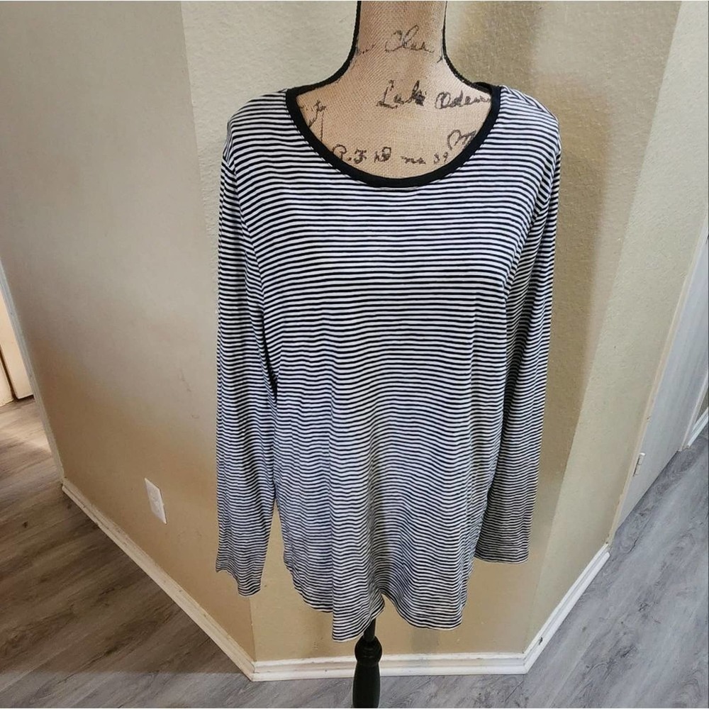 Old‎ navy striped long sleeve tee shirt plus size XXL